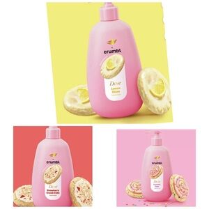 Crumbl x Dove bundle of 3 hand Soap brand new